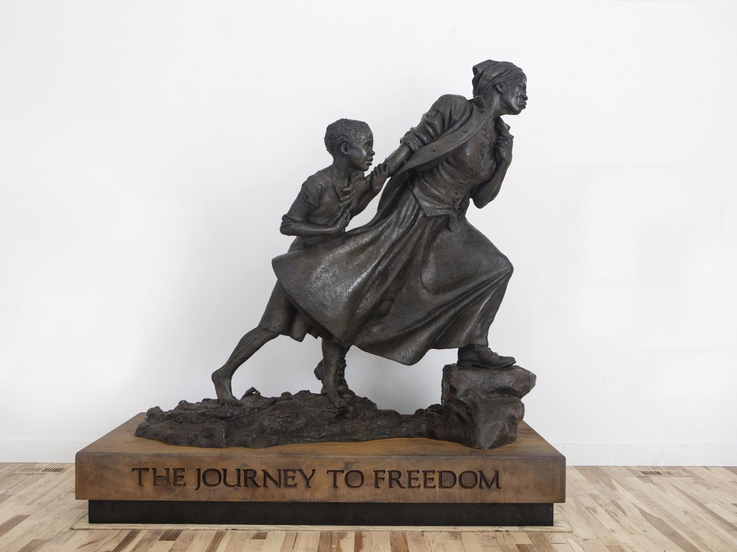 “Harriet Tubman – The Journey to Freedom” sculpture by Wesley Wofford at the Harriet Tubman Museum in Cape May, New Jersey “Harriet Tubman – The Journey to Freedom” sculpture by Wesley Wofford at the Harriet Tubman Museum in Cape May, New Jersey