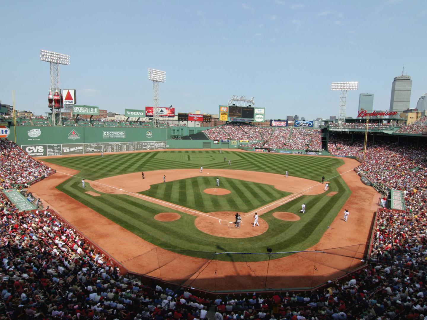Baseball game at Fenway Park in Boston, Massachusetts Baseball game at Fenway Park in Boston, Massachusetts