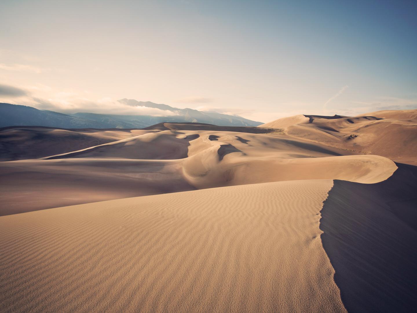 The remarkable sand formations at Great Sand Dunes National Park and Preserve in Colorado The remarkable sand formations at Great Sand Dunes National Park and Preserve in Colorado