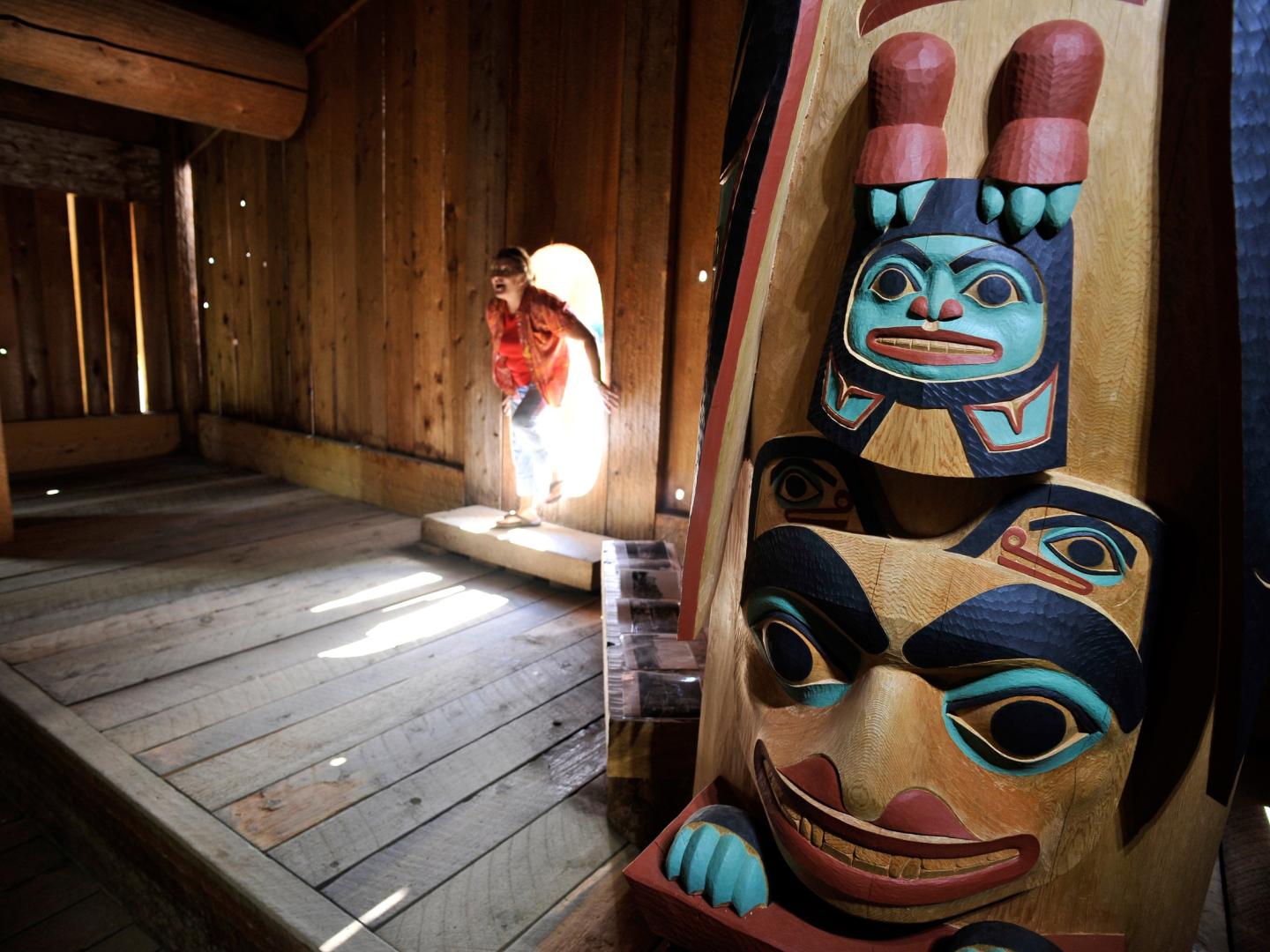 Exhibits at the Alaska Native Heritage Center in Anchorage Exhibits at the Alaska Native Heritage Center in Anchorage