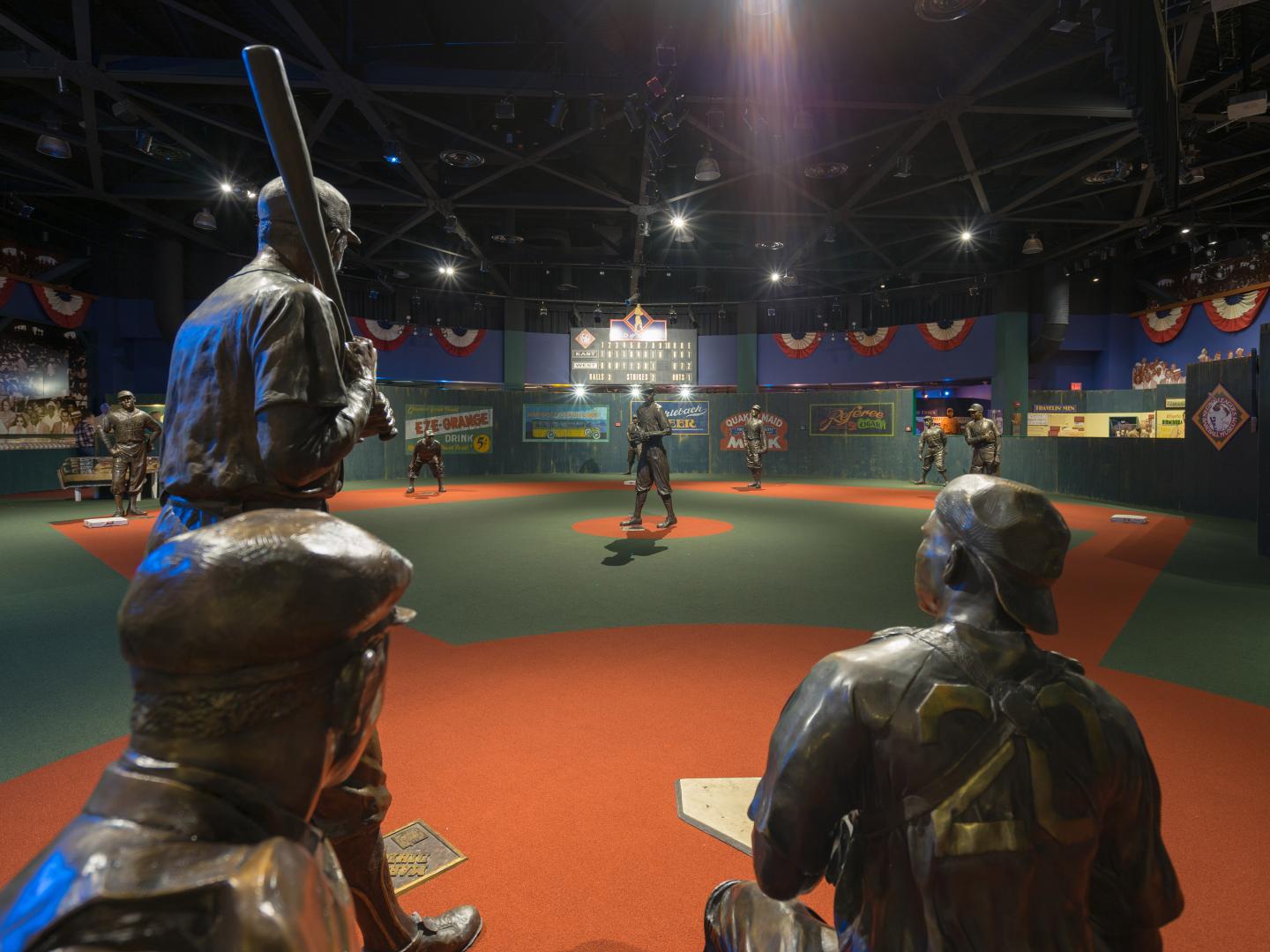 An exhibit at the Negro Leagues Baseball Museum in Kansas City, Missouri An exhibit at the Negro Leagues Baseball Museum in Kansas City, Missouri