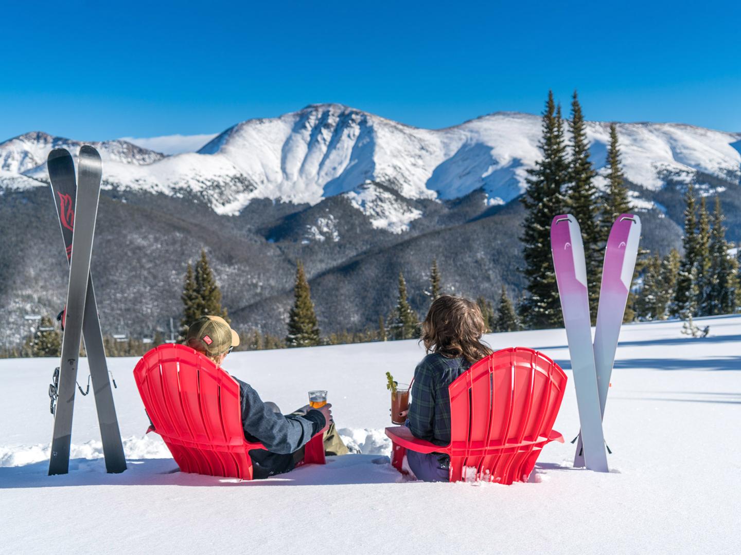 Relaxing at Winter Park Ski Resort in Winter Park, Colorado Relaxing at Winter Park Ski Resort in Winter Park, Colorado