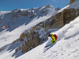 Heli-skiing in Nevada