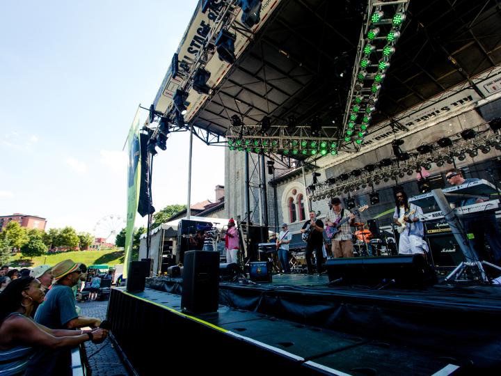 About 350,000 people attend the free public arts festival featuring fine artists, fashion designers, crafts, photography and outdoor sculpture About 350,000 people attend the free public arts festival featuring fine artists, fashion designers, crafts, photography and outdoor sculpture