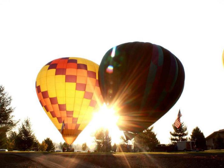 A punto de despegar durante Balloons Over Valleyfest