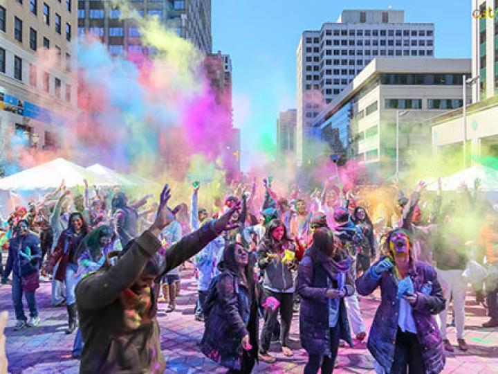 Celebrating the colorful Holi Hai Indian Celebration Celebrating the colorful Holi Hai Indian Celebration