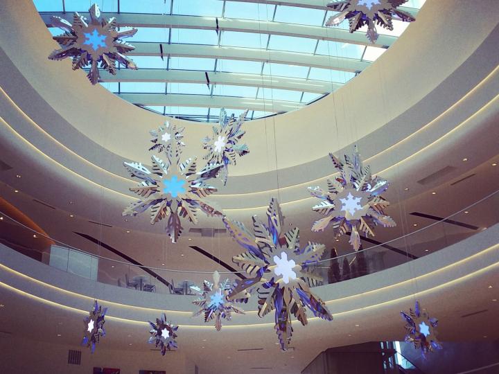 The halls are decked during holiday shopping at Mall of America