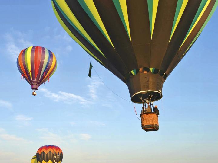 Soaring high at the Hot Air Balloon Festival Soaring high at the Hot Air Balloon Festival