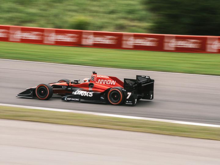 Um competidor no Honda Indy Grand Prix Um competidor no Honda Indy Grand Prix