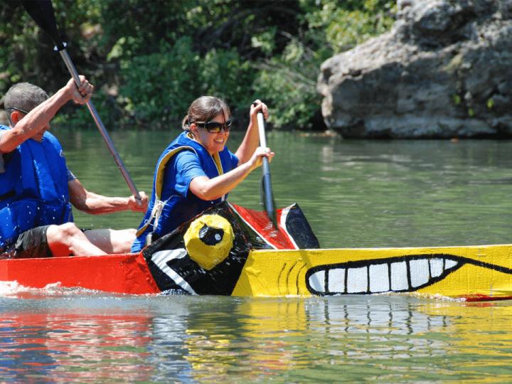 Paddling Shoal Creek in Joplin, Missouri Paddling Shoal Creek in Joplin, Missouri