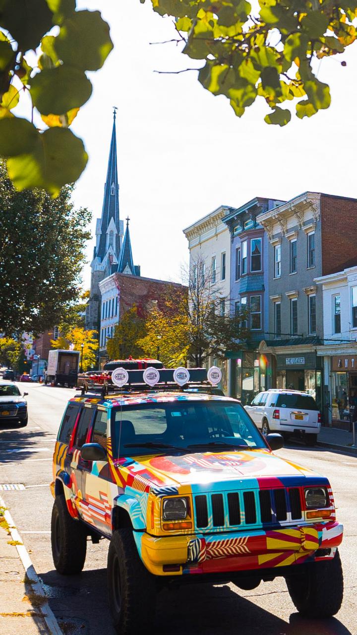 One of the United Stories studios in a small Hudson Valley town in New York