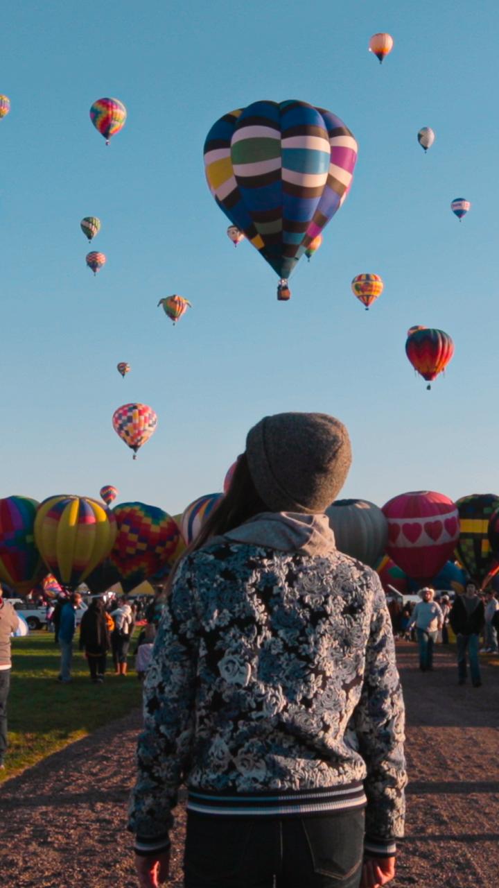The Albuquerque International Balloon Fiesta in New Mexico