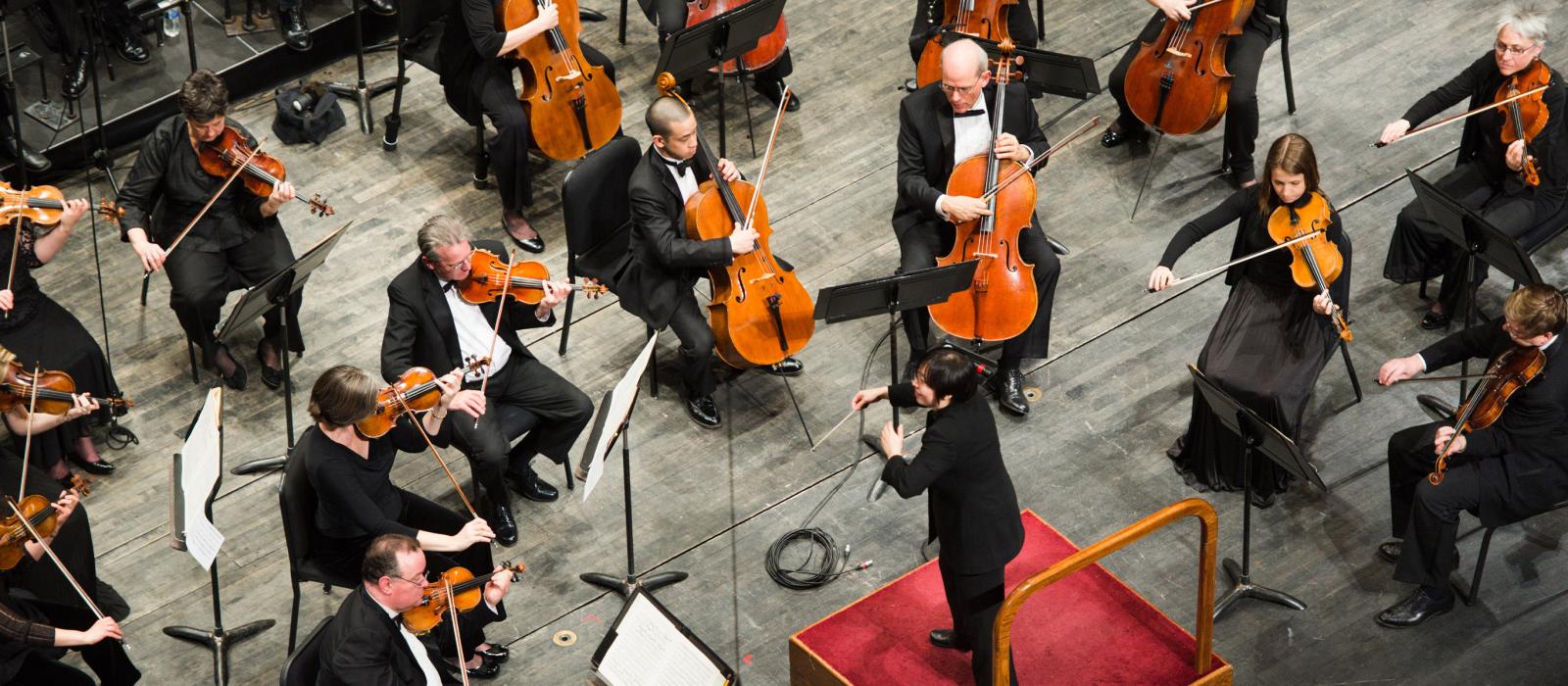 A performance of the New Jersey Symphony Orchestra A performance of the New Jersey Symphony Orchestra