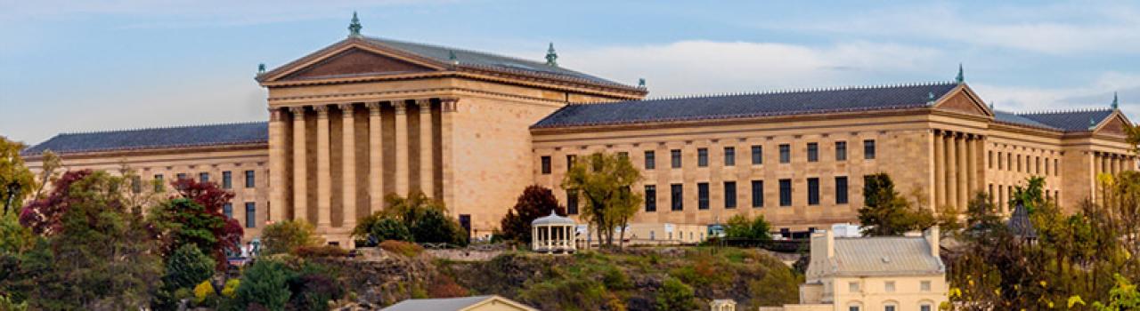 View of the Philadelphia Museum of Art in Pennsylvania View of the Philadelphia Museum of Art in Pennsylvania