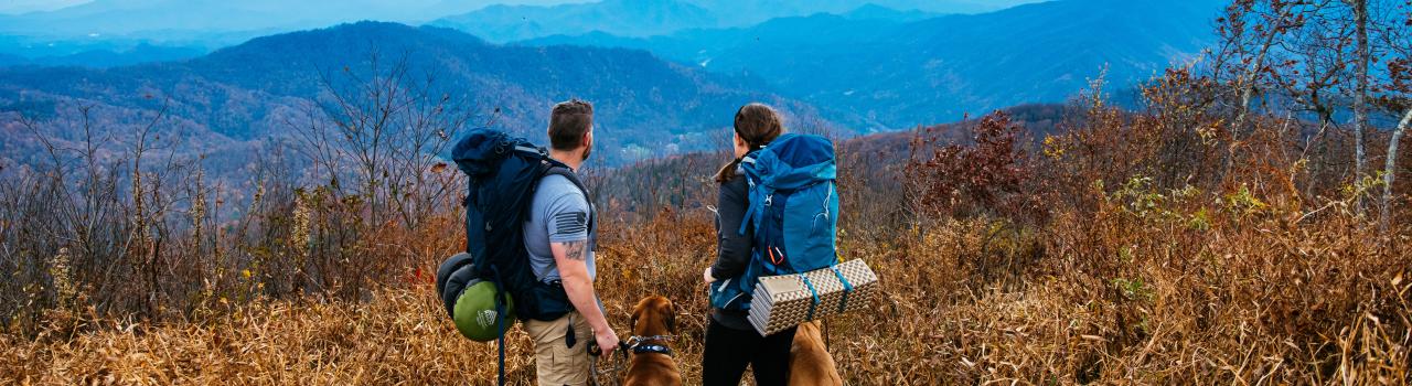 Hiking the Appalachian Trail in Unicoi County, Tennessee Hiking the Appalachian Trail in Unicoi County, Tennessee