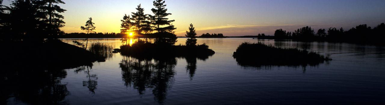 Sunset at Voyageurs National Park Sunset at Voyageurs National Park