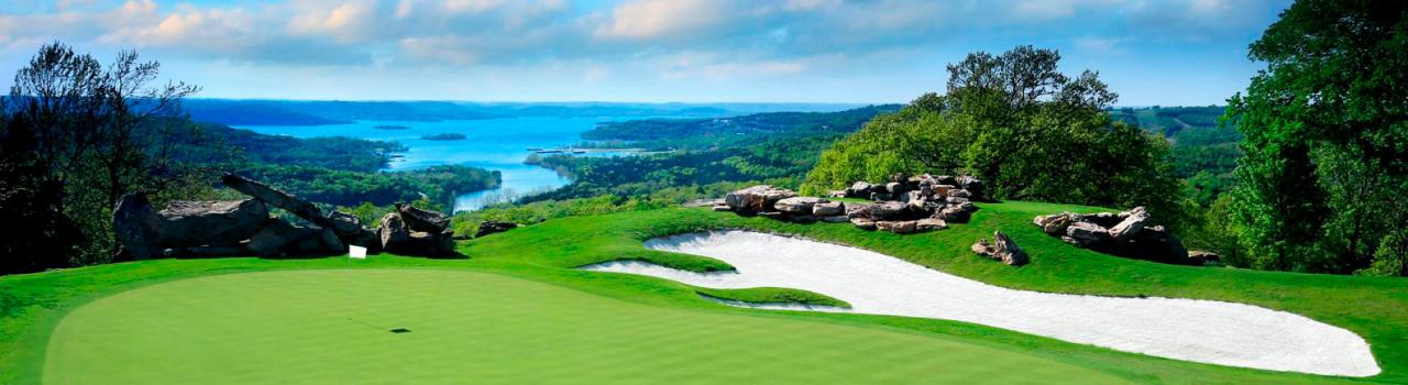 Blue-sky view of Table Rock Lake from Top of the Rock Golf Course Blue-sky view of Table Rock Lake from Top of the Rock Golf Course