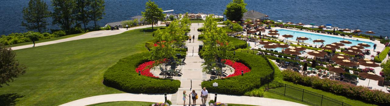 The beautiful grounds of the Sagamore Resort The beautiful grounds of the Sagamore Resort