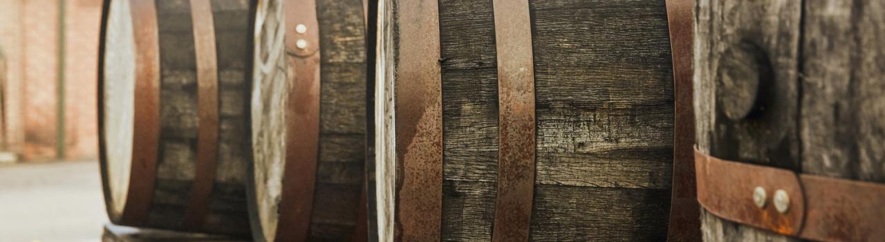 Bourbon barrels in Kentucky Bourbon barrels in Kentucky