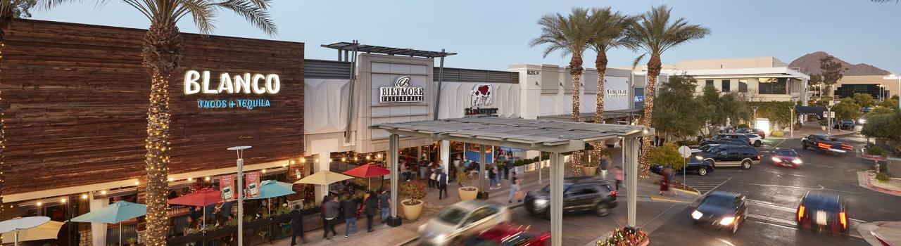 Biltmore Fashion Park exterior in Phoenix, Arizona Biltmore Fashion Park exterior in Phoenix, Arizona