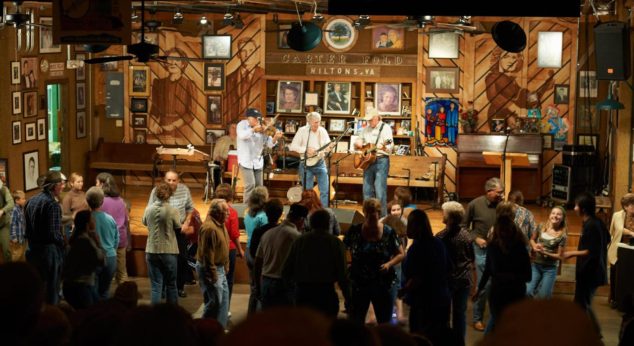 Saturday evening show at the Carter Family Fold in Hiltons, Virginia, near Bristol, Tennessee Saturday evening show at the Carter Family Fold in Hiltons, Virginia, near Bristol, Tennessee