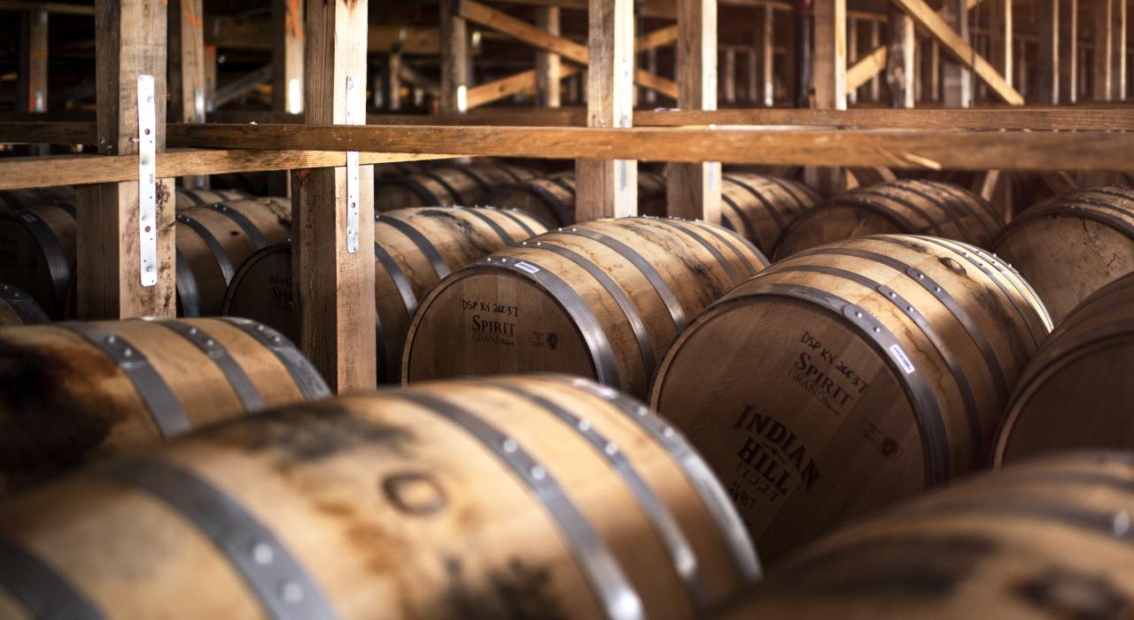A storeroom full of bourbon barrels at Bardstown Bourbon Company in Bardstown, Kentucky A storeroom full of bourbon barrels at Bardstown Bourbon Company in Bardstown, Kentucky