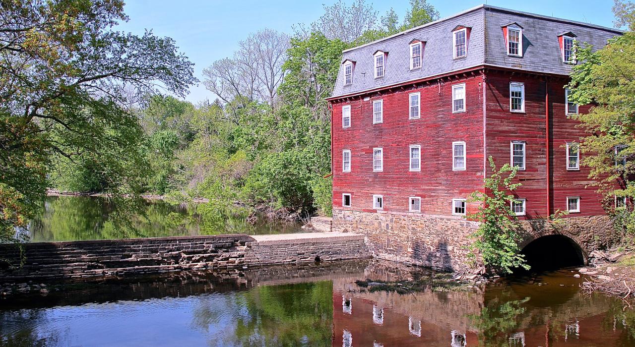 A historic building near Lambertville, New Jersey A historic building near Lambertville, New Jersey