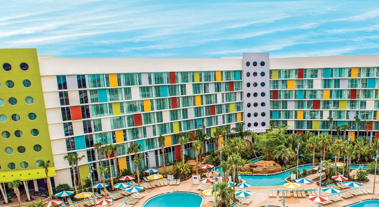 Universal’s Cabana Bay Beach Resort in Orlando, Florida