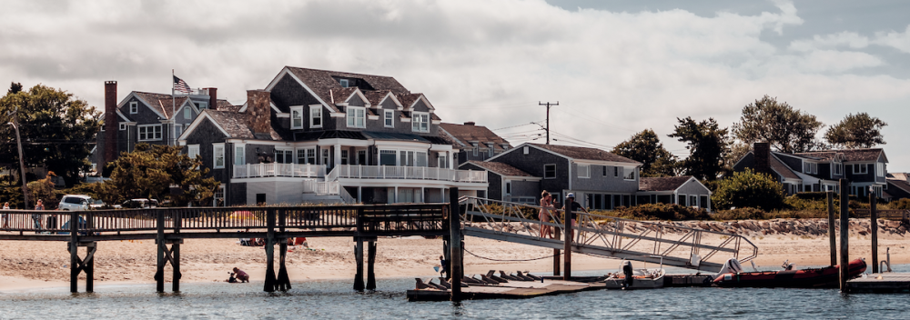 Coastal dock in Massachusetts