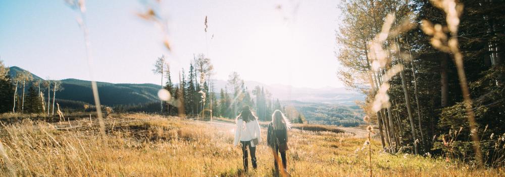 Enjoying the landscape in Telluride, Colorado