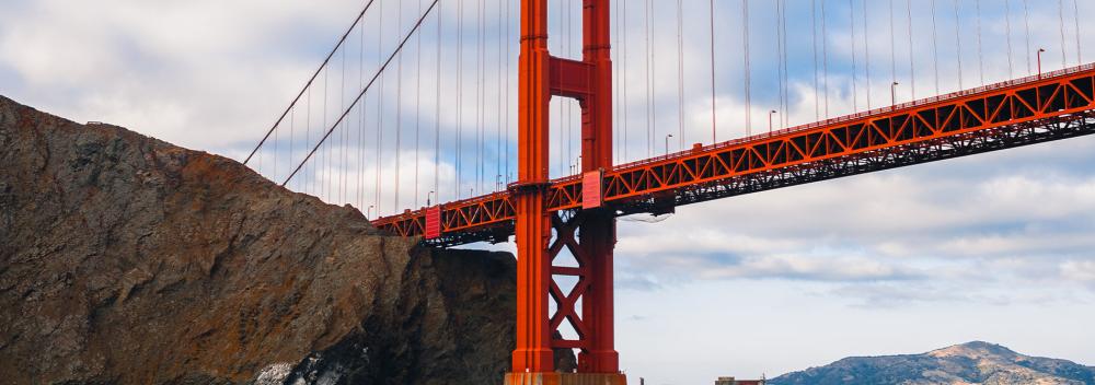 The Golden Gate Bridge in San Francisco, California
