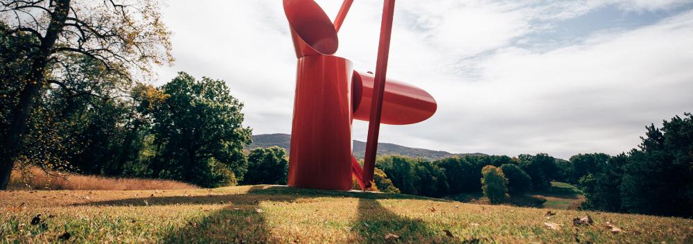 Outdoor exhibit at Storm King Art Center