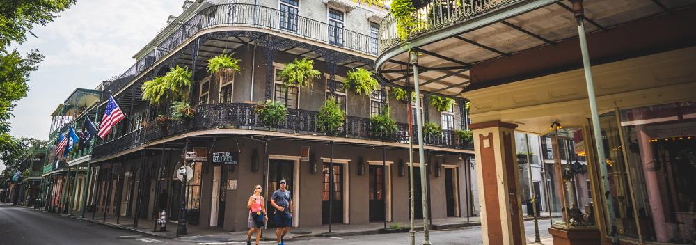 The French Quarter in New Orleans, Louisiana