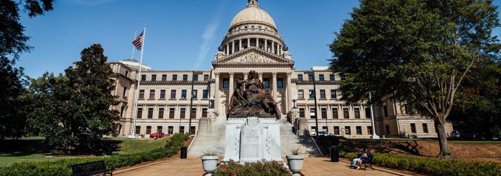 The Mississippi State Capitol Building in Jackson