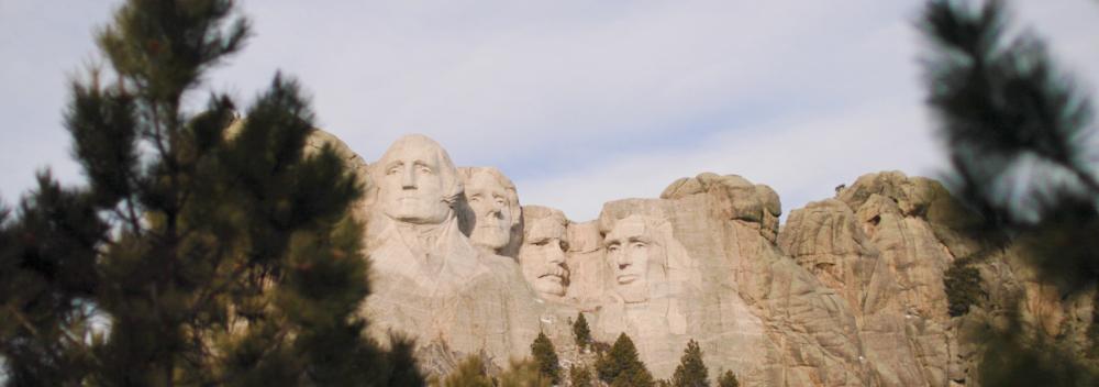The presidential faces of Mount Rushmore Mount Rushmore National Memorial