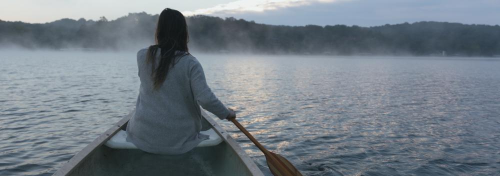 Canoeing in the Ozark Mountains of Missouri