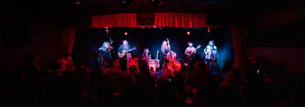 Live music at Last Exit Live in the Historic Warehouse district of Phoenix, Arizona