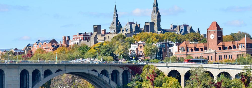View of the Georgetown neighborhood of Washington, D.C.