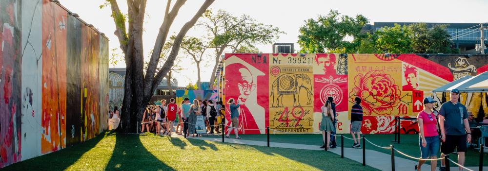 Wynwood Walls, a collection of murals in Miami, Florida