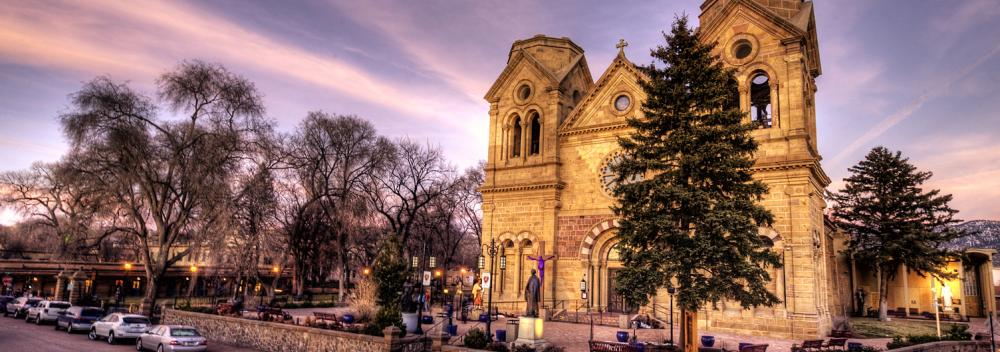 The Cathedral Basilica of St. Francis of Assisi in Santa Fe, New Mexico