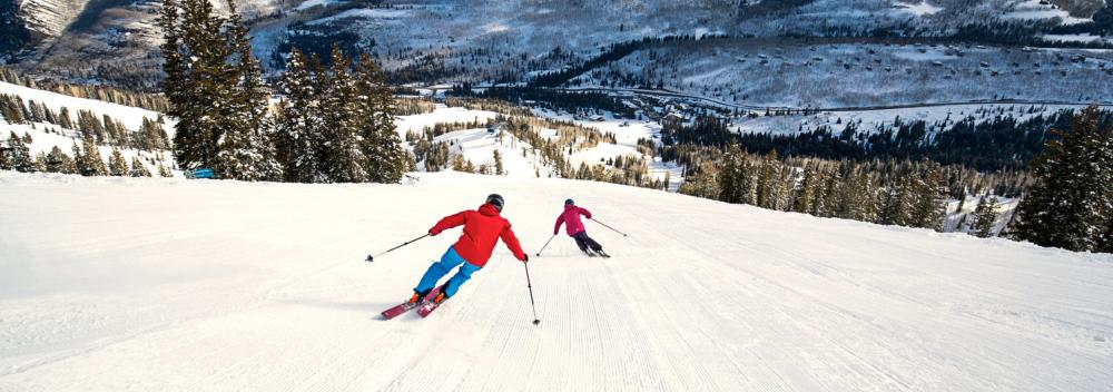Skiing at Solitude Mountain Resort in Solitude, Utah