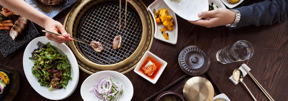 Dining at GAONNURI, an upscale Korean eatery in Manhattan