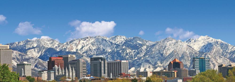 Downtown Salt Lake City, Utah, skyline